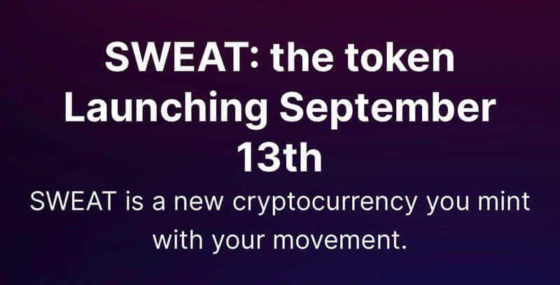 Sweatcoinは2022年9月13日に上場です。